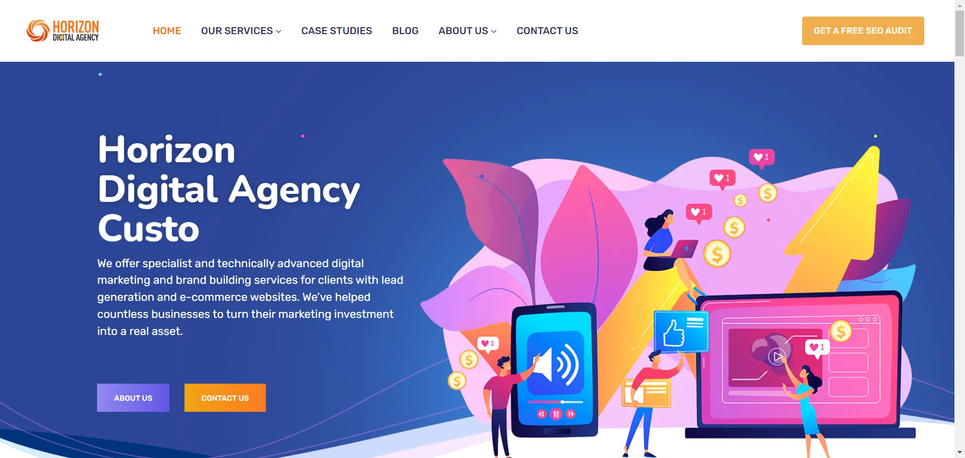 Horizon Digital Website