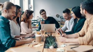 Marketing Agency Saskatoon team creating digital strategy plan for local business